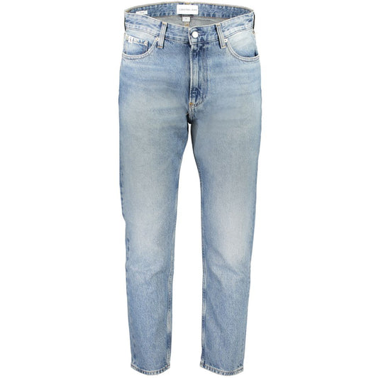 Calvin Klein Blue Cotton Men Jeans