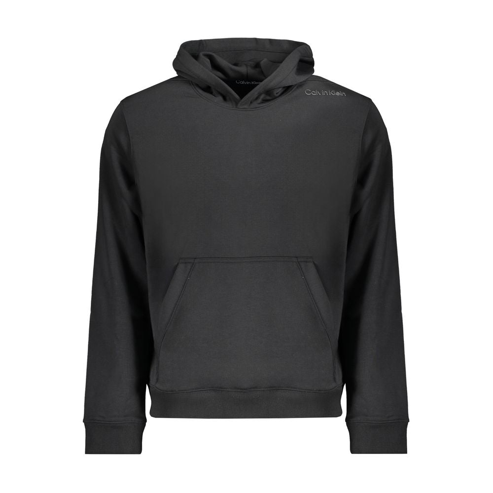 Calvin Klein Black Polyester Men Hoodie