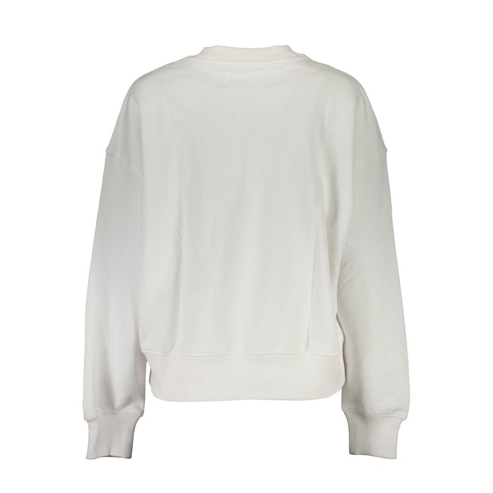 Calvin Klein White Cotton Sweatshirt