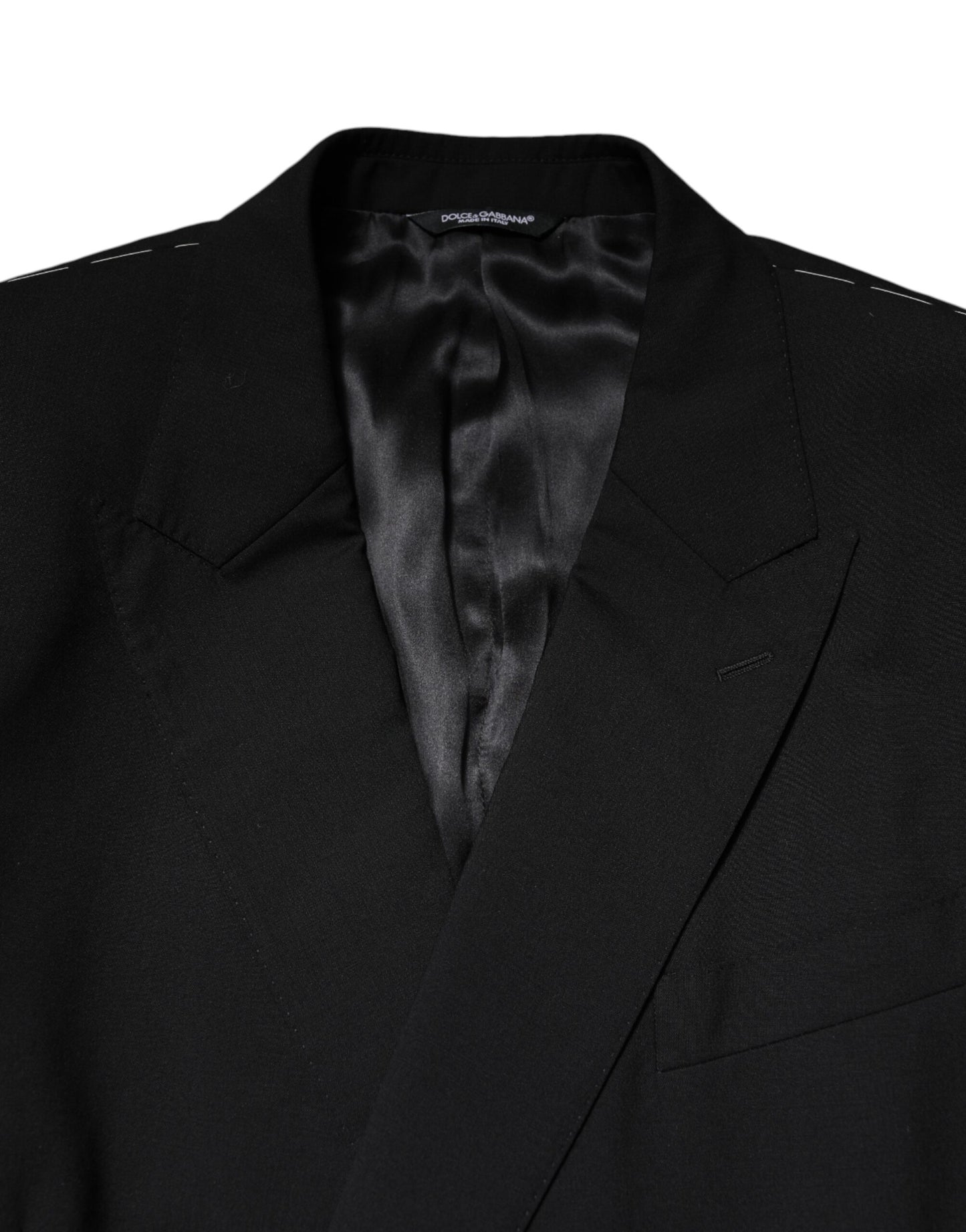 Dolce & Gabbana Black MARTINI Double Breasted Suit Jacket