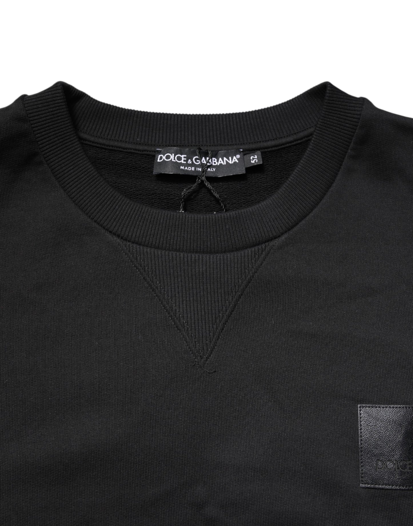 Dolce & Gabbana Black DG Logo Crew Neck Sweatshirt Sweater