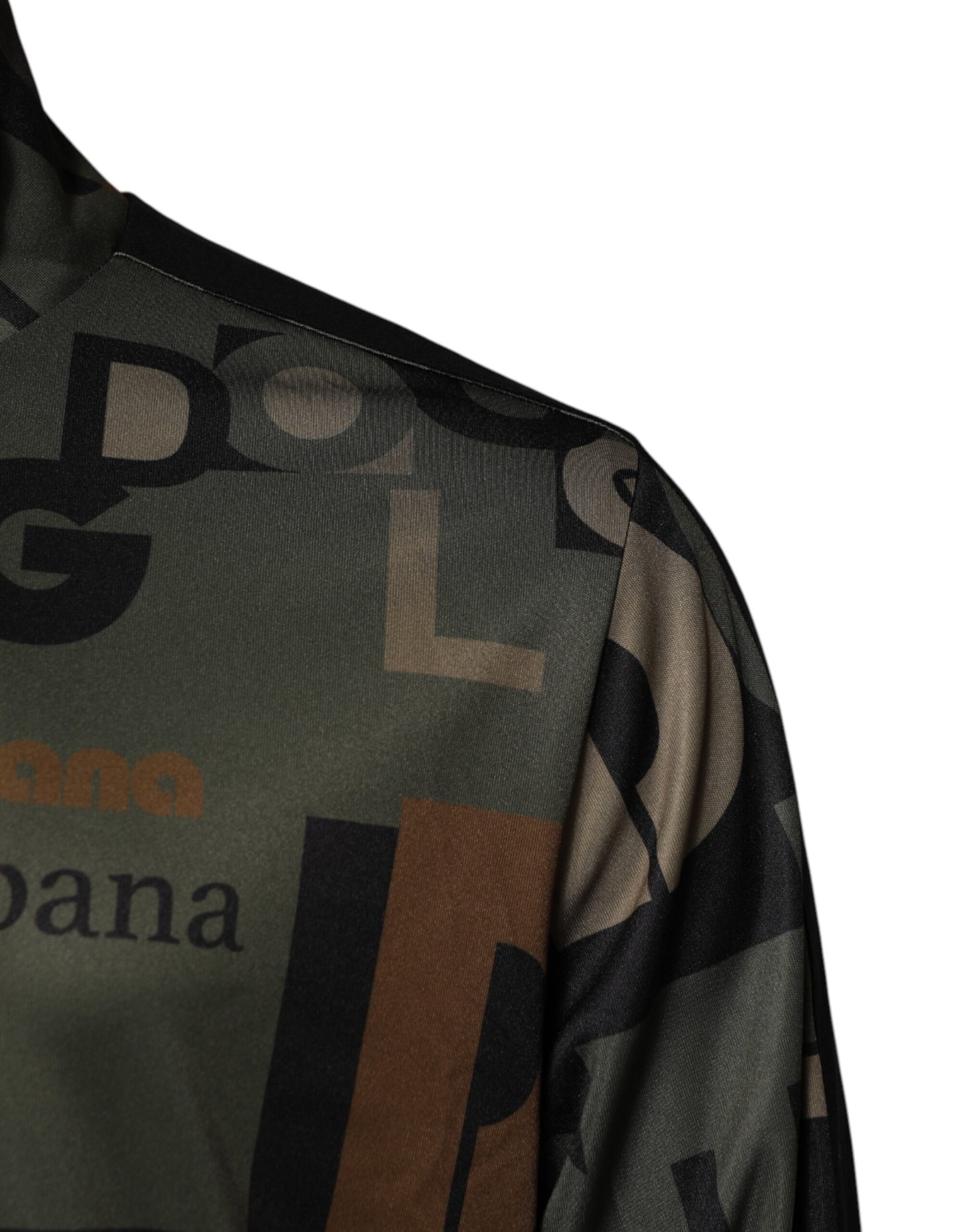 Dolce & Gabbana Multicolor Logo Full Zip Men Bomber Sweater