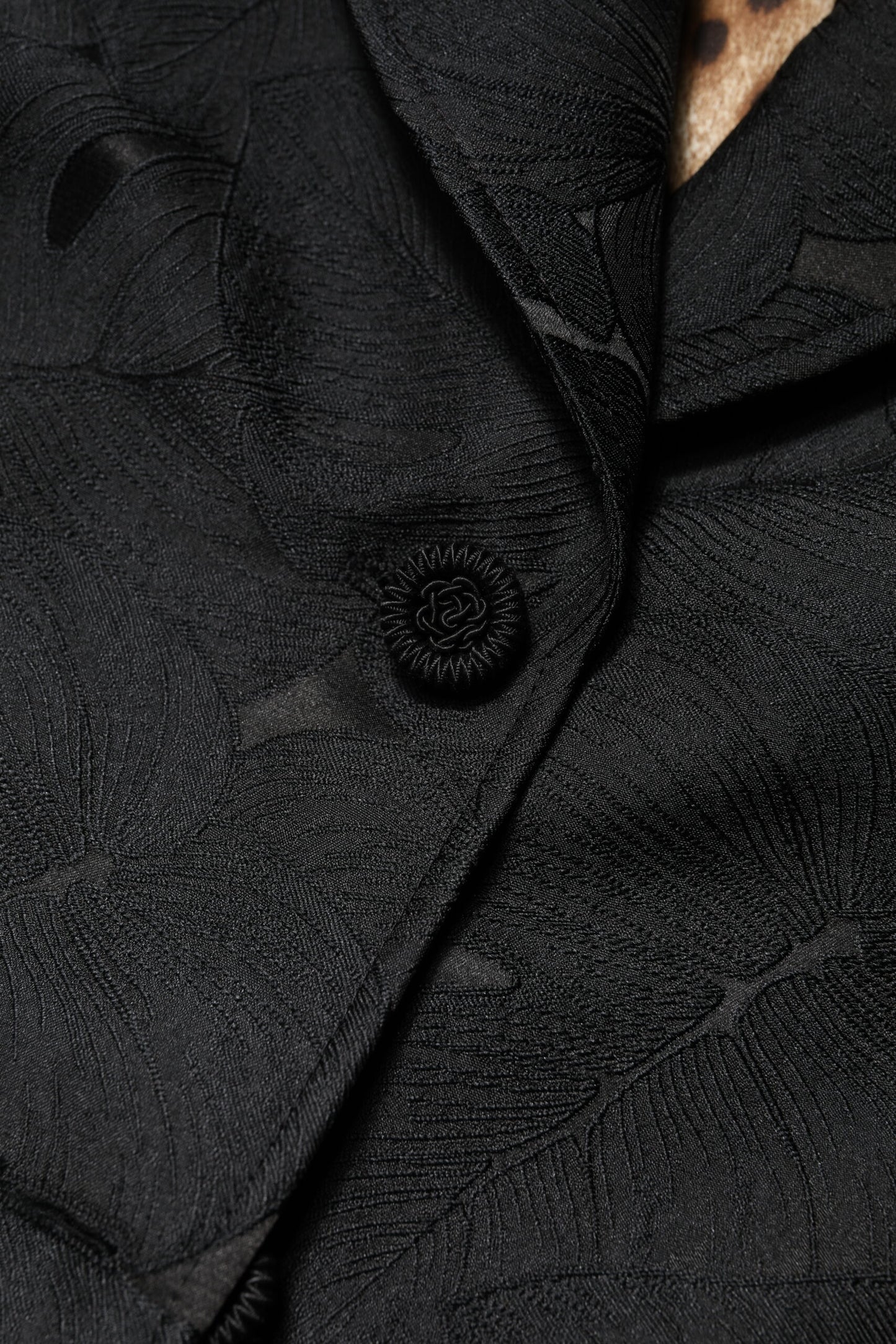 Dolce & Gabbana Black Single Breasted Trench Coat Jacket