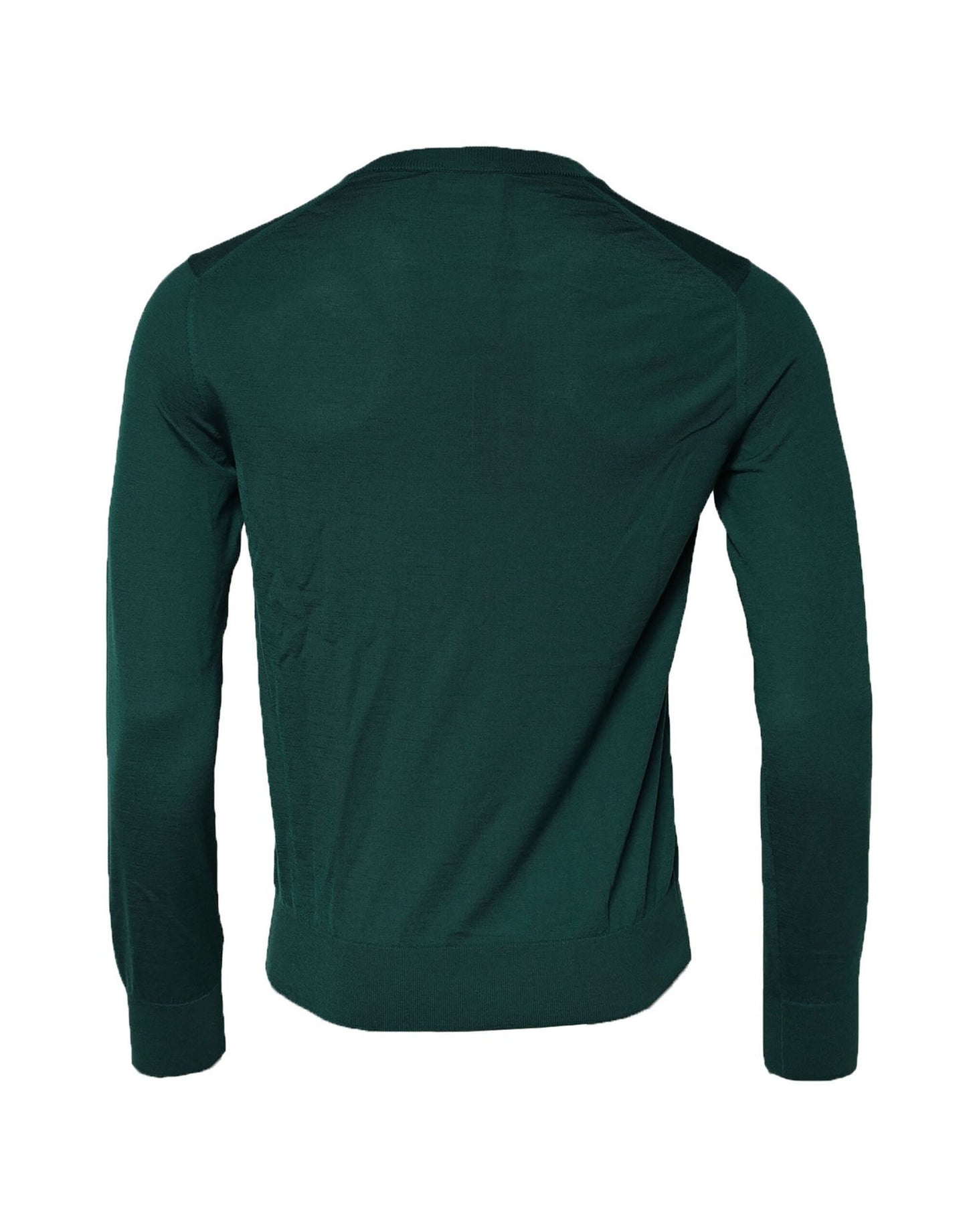 Dolce & Gabbana Green Cashmere Crew Neck Sweatshirt Sweater