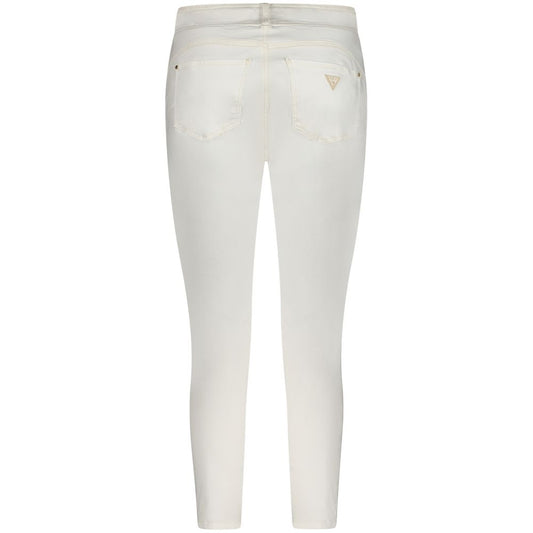 Guess Jeans White Cotton Women's Skinny Jean