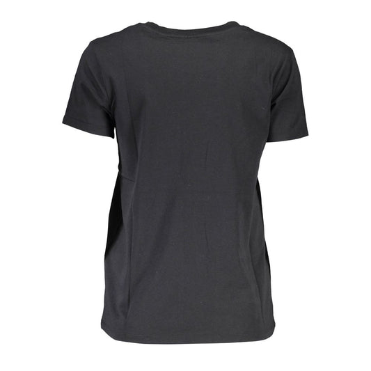 Levi's Black Cotton Women T-Shirt