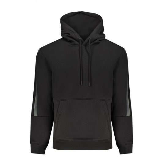 Calvin Klein Black Cotton Men's Hooded Sweater
