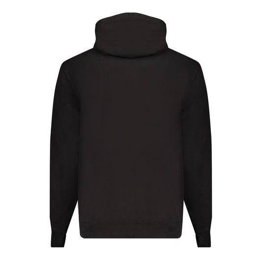 Calvin Klein Black Cotton Men's Hooded Sweater