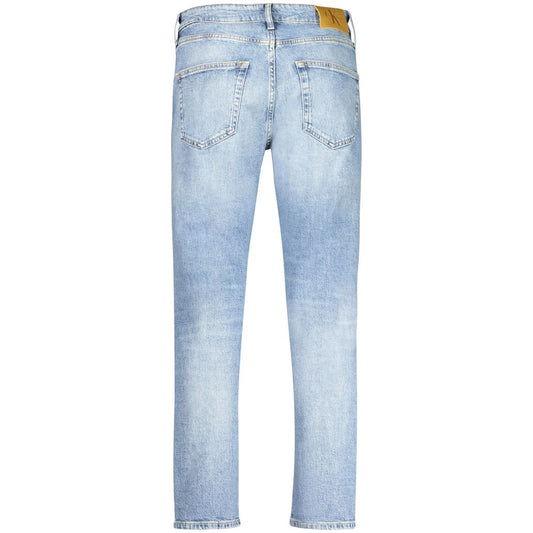 Calvin Klein Blue Cotton Men Jeans