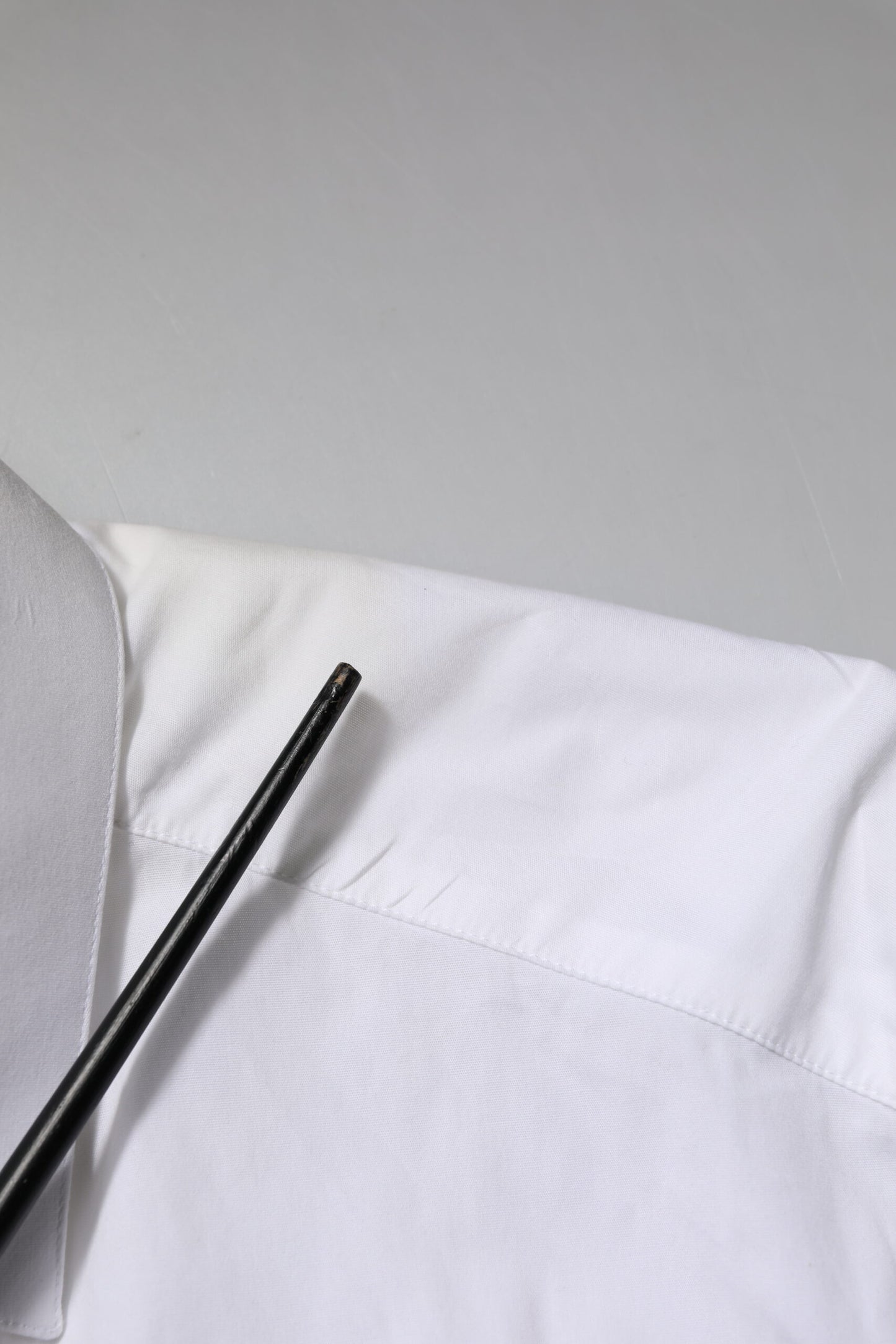 Dolce & Gabbana White Cotton GOLD Long Sleeves Dress Shirt