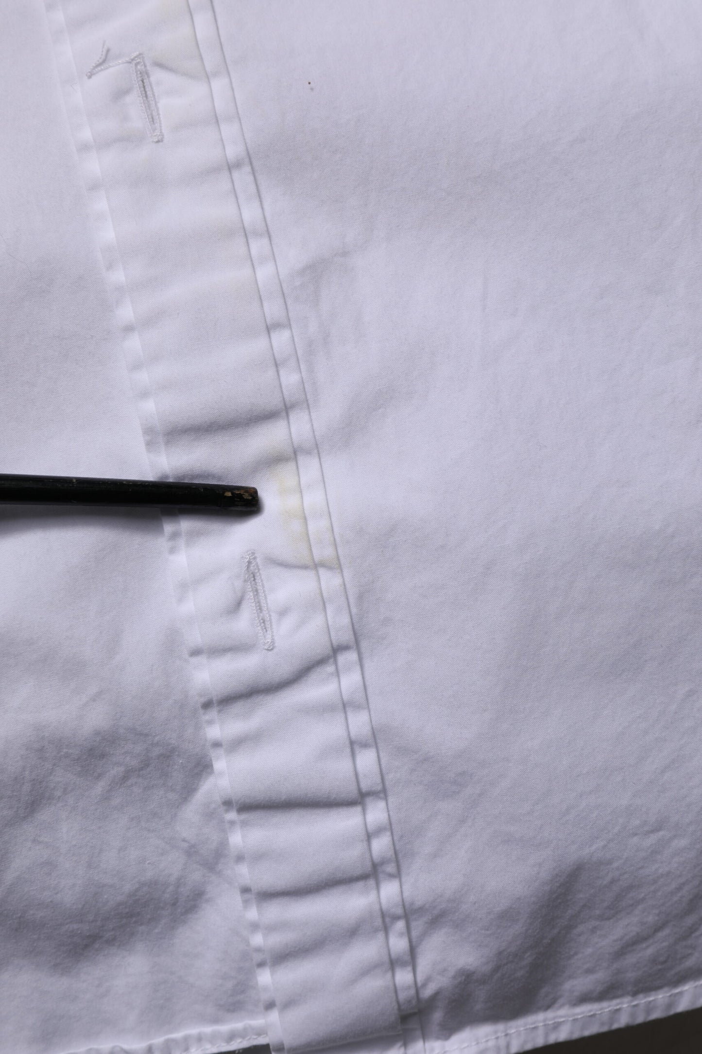 Dolce & Gabbana White Cotton GOLD Long Sleeves Dress Shirt