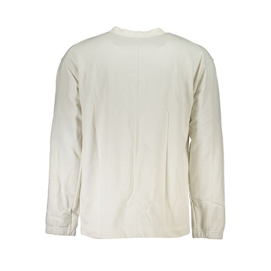 Calvin Klein White Cotton Men Sweater