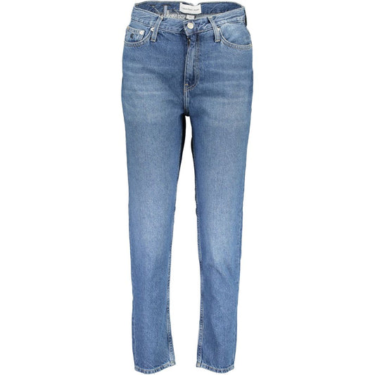 Calvin Klein Blue Cotton Jeans Denim