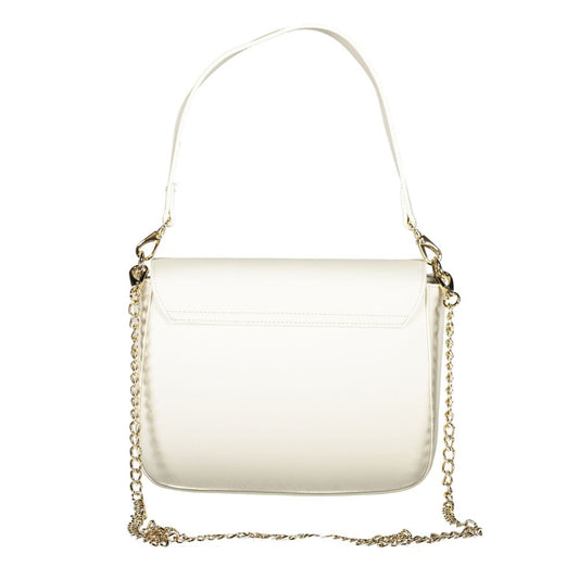 Mario Valentino White Polyethylene Handbag