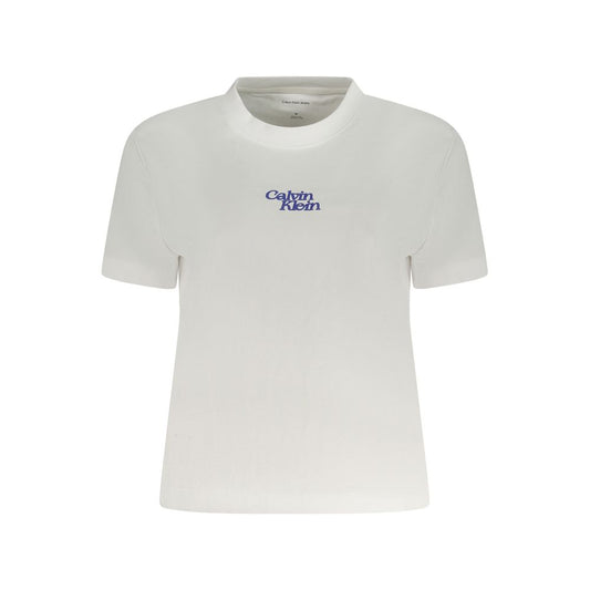 Calvin Klein White Cotton T-Shirt