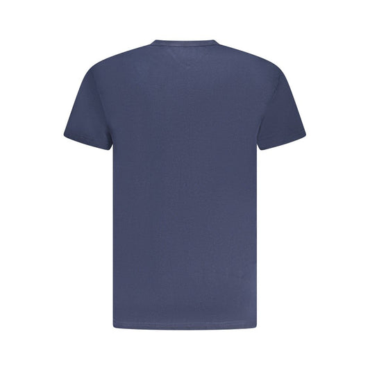 Tommy Hilfiger Blue Cotton Men T-Shirt