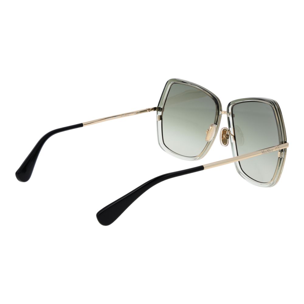 Max Mara Green Metal Sunglasses