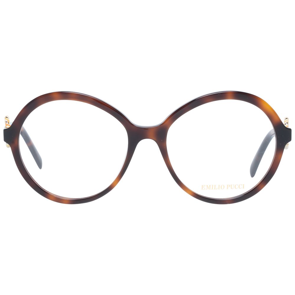 Emilio Pucci Brown Women Glasses Frame