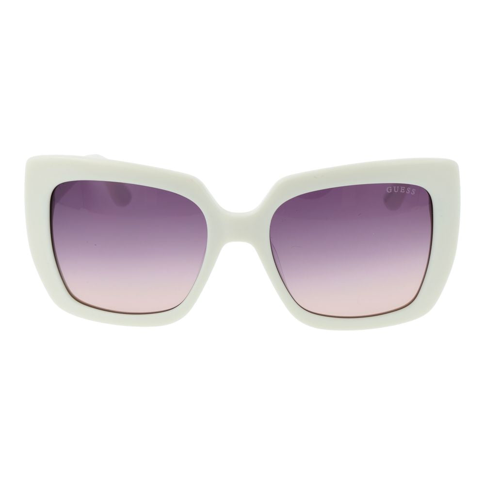 Guess White Acetate Sunglasses