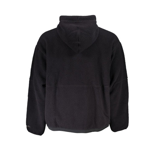 Calvin Klein Black Polyester Men Sweater with Hood