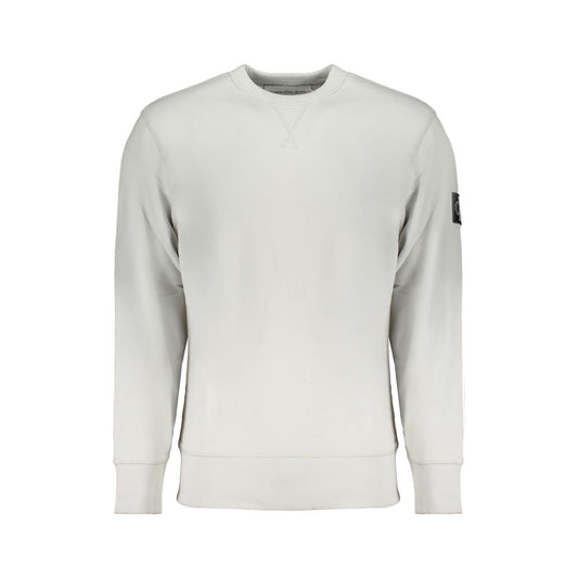 Calvin Klein Gray Cotton Men Sweater