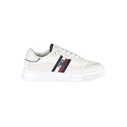 Tommy Hilfiger White Polyester Sneaker