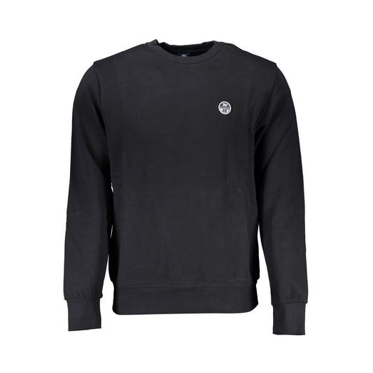 North Sails Black Cotton Men Sweater