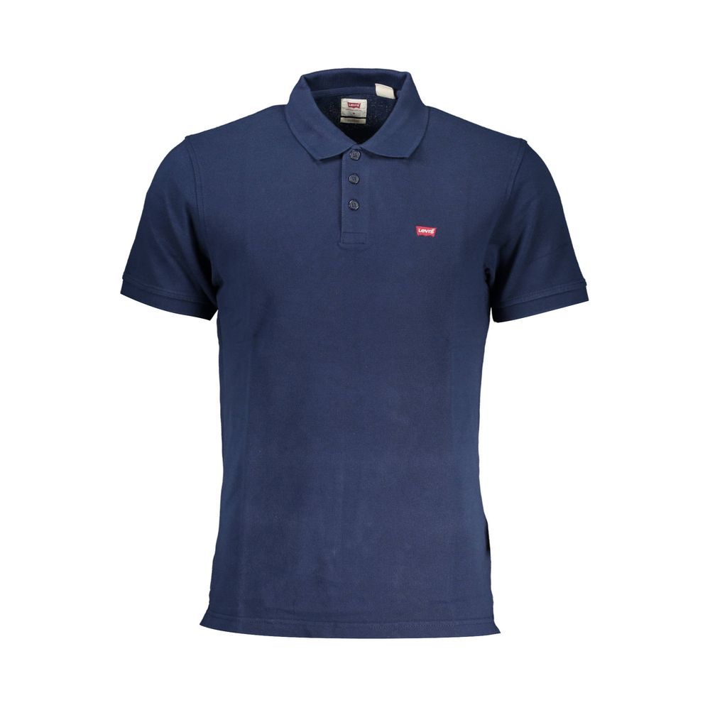 Levi's Blue Cotton Polo Shirt