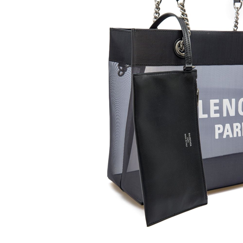 Balenciaga Black Polyester Tote Bag