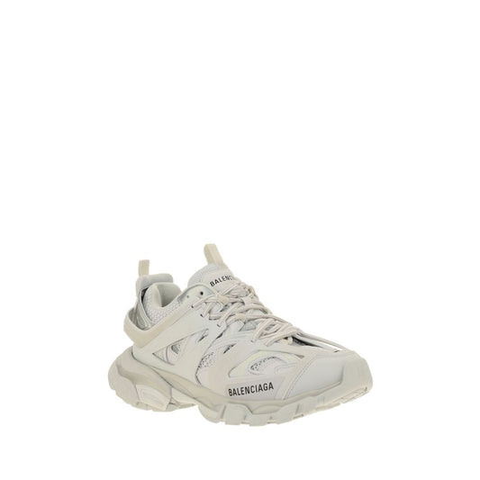 Balenciaga White Polyethylene Athletic Sneakers