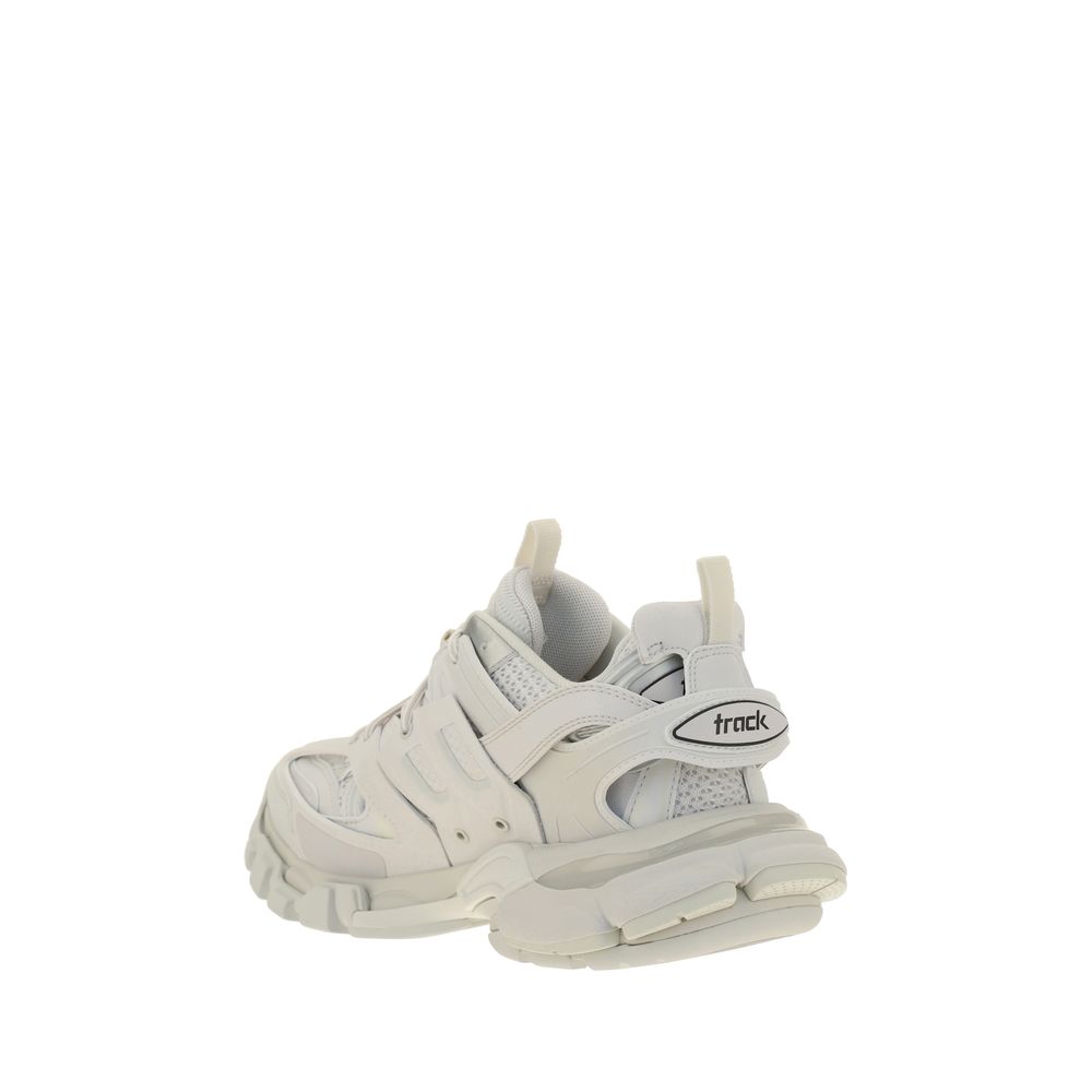 Balenciaga White Polyethylene Athletic Sneakers
