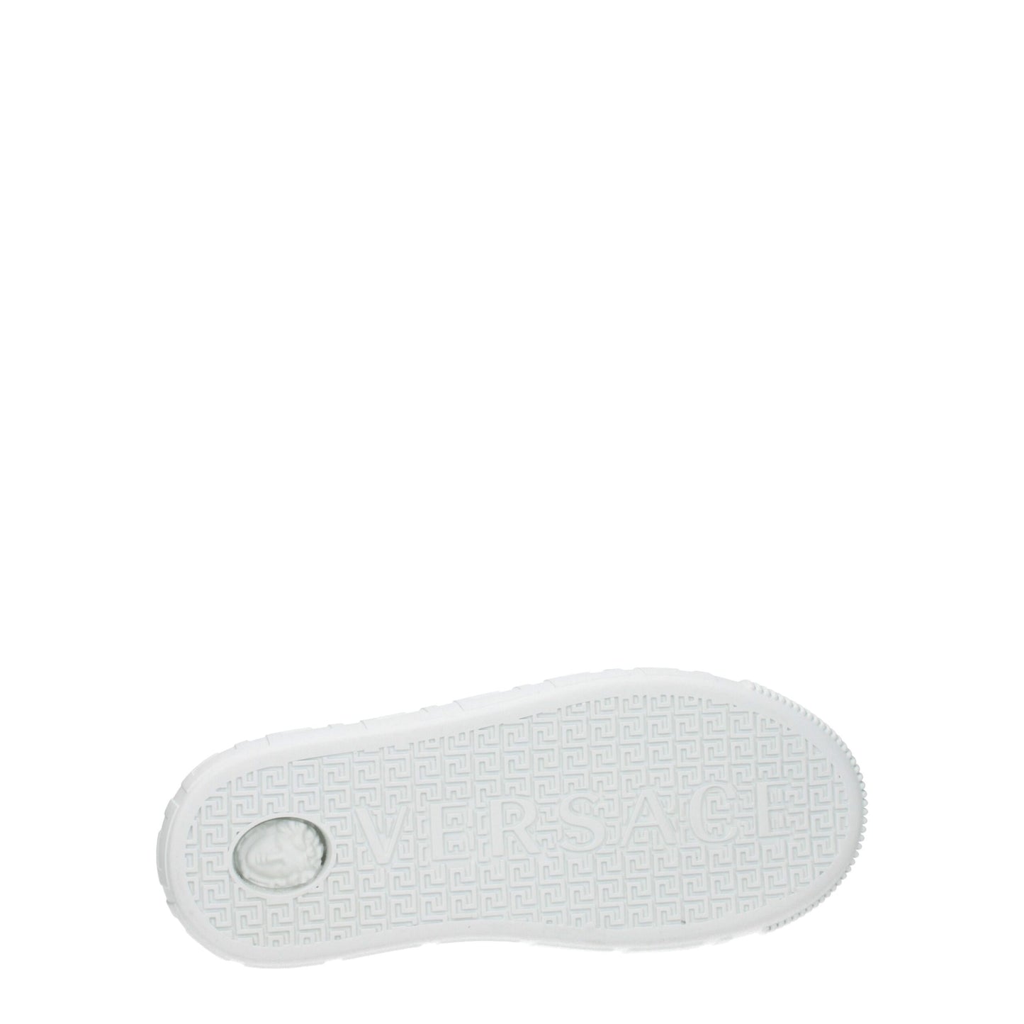 Versace White Leather Low Top Sneakers