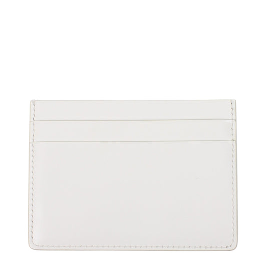 Jil Sander White Leather Cardholder