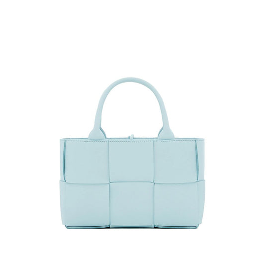 Bottega Veneta Blue Lamb Leather Tote Bag