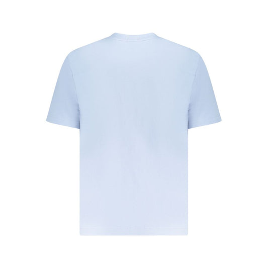 Hugo Boss Blue Cotton Men T-Shirt
