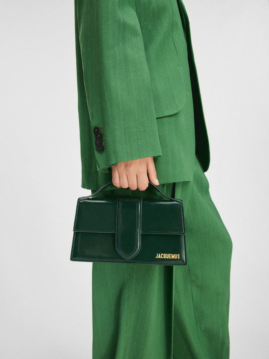 Jacquemus Le Grand Bambino Dark Green Bag