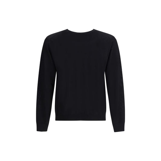 Prada Black Fleece Wool Sweatshirt