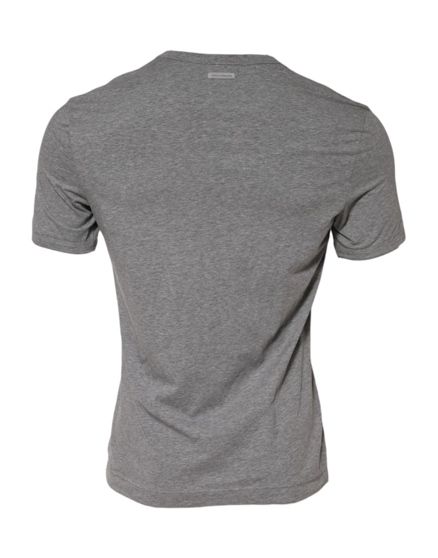 Dolce & Gabbana Gray Crew Neck Short Sleeves Underwear T-shirt