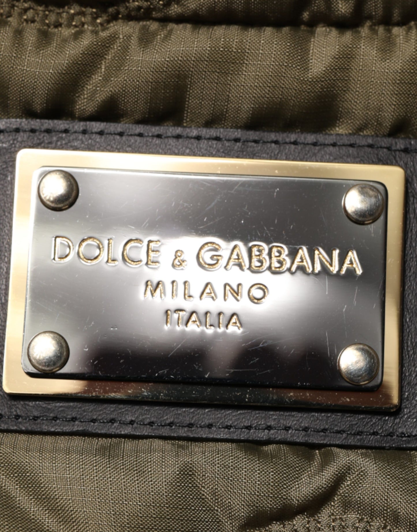 Dolce & Gabbana Multicolor Patchwork PolyesterQuilted Jacket