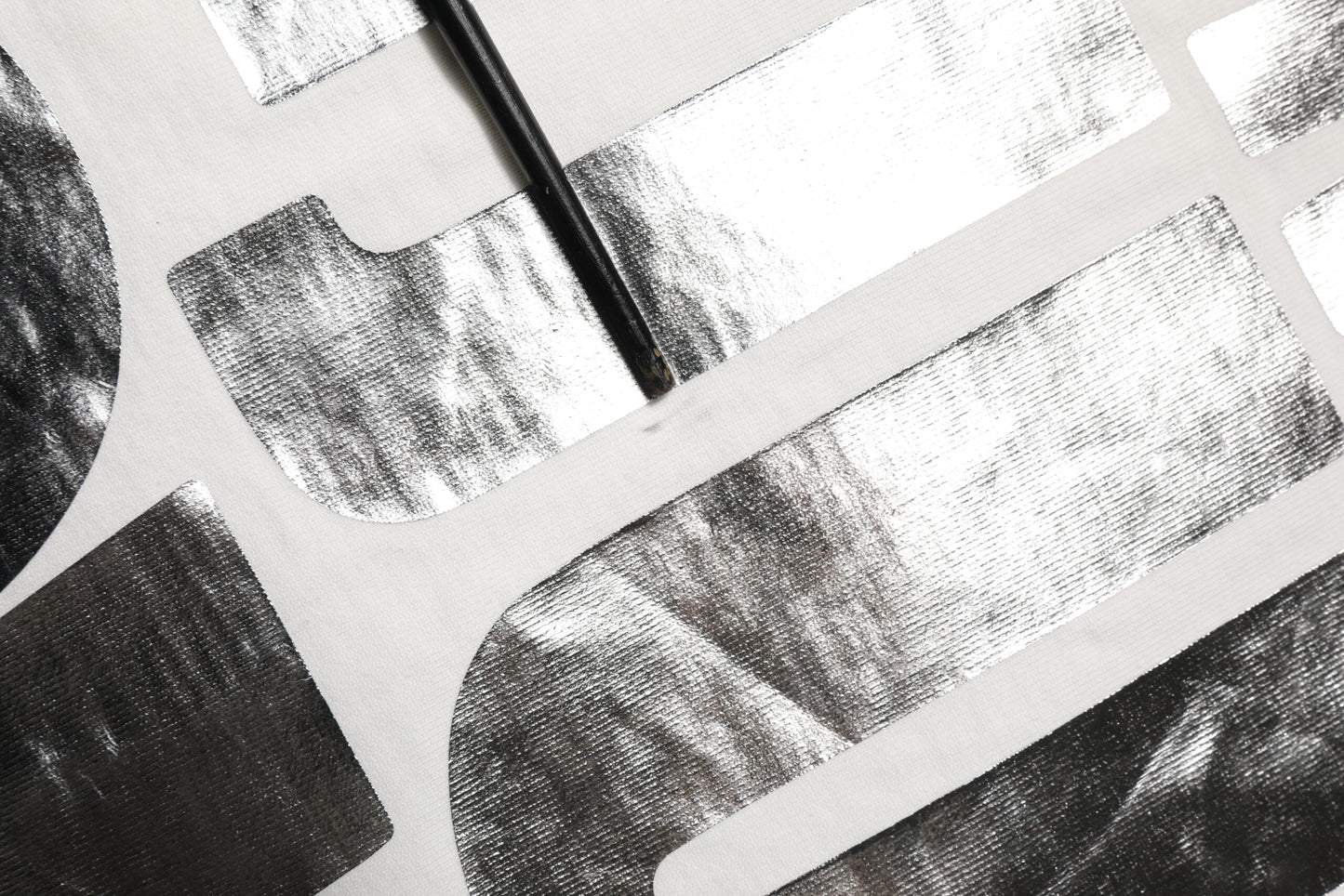 Dolce & Gabbana White Metallic Print Cotton CrewNeck T-shirt