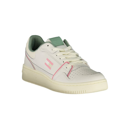 Tommy Hilfiger White Leather Women Sneaker