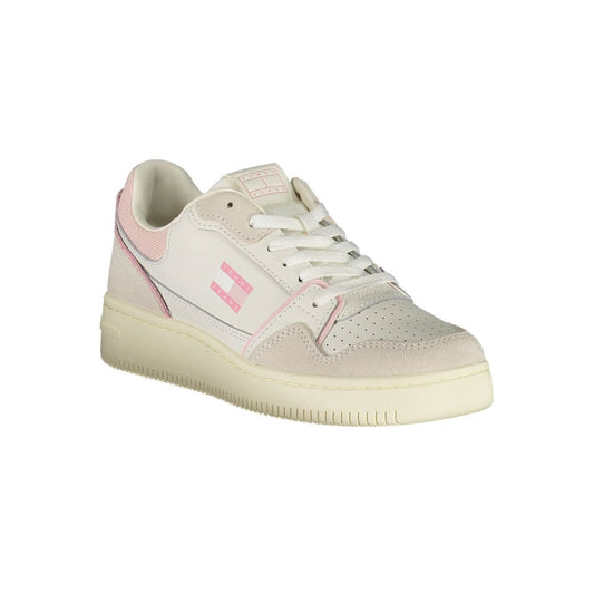 Tommy Hilfiger White Leather Women Sneaker