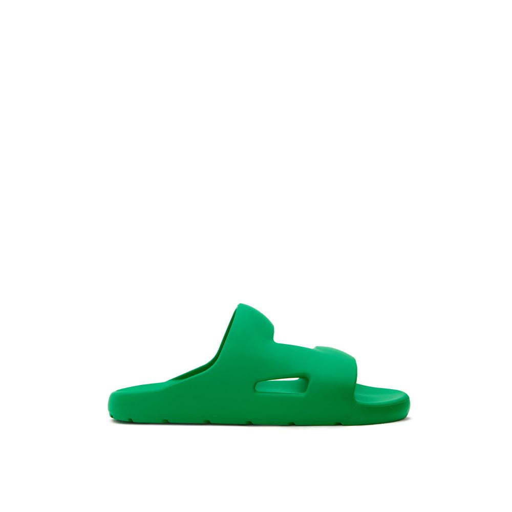 Bottega Veneta Green Cotton Slippers