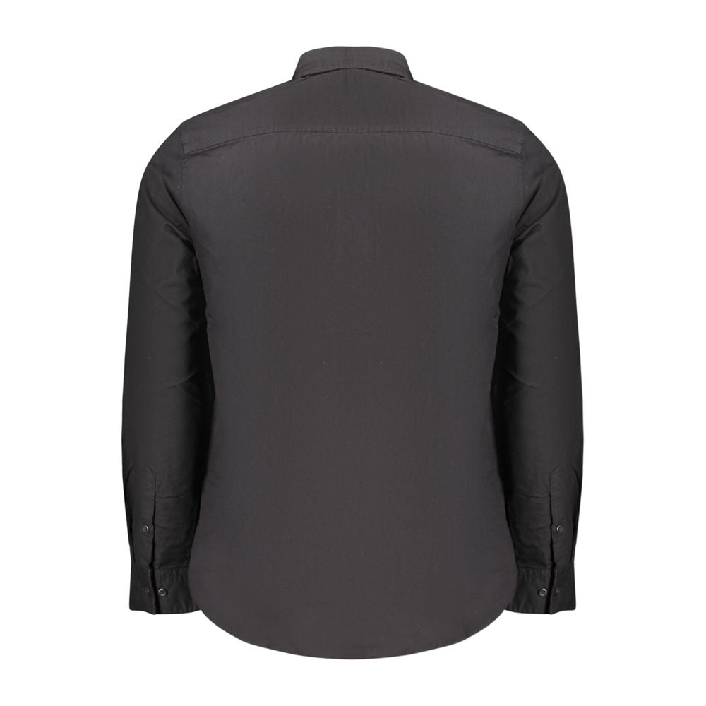 Calvin Klein Black Cotton Men Shirt