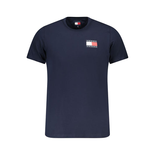 Tommy Hilfiger Blue Cotton Men T-Shirt
