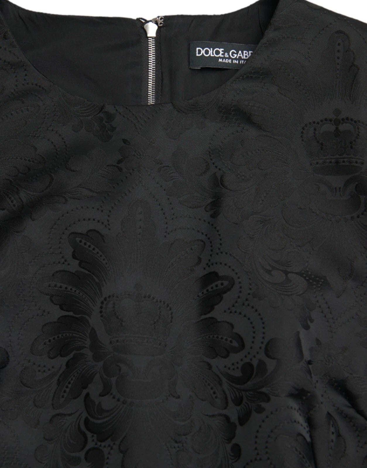 Dolce & Gabbana Black Sleeveless Bodycon A-line Mini Dress