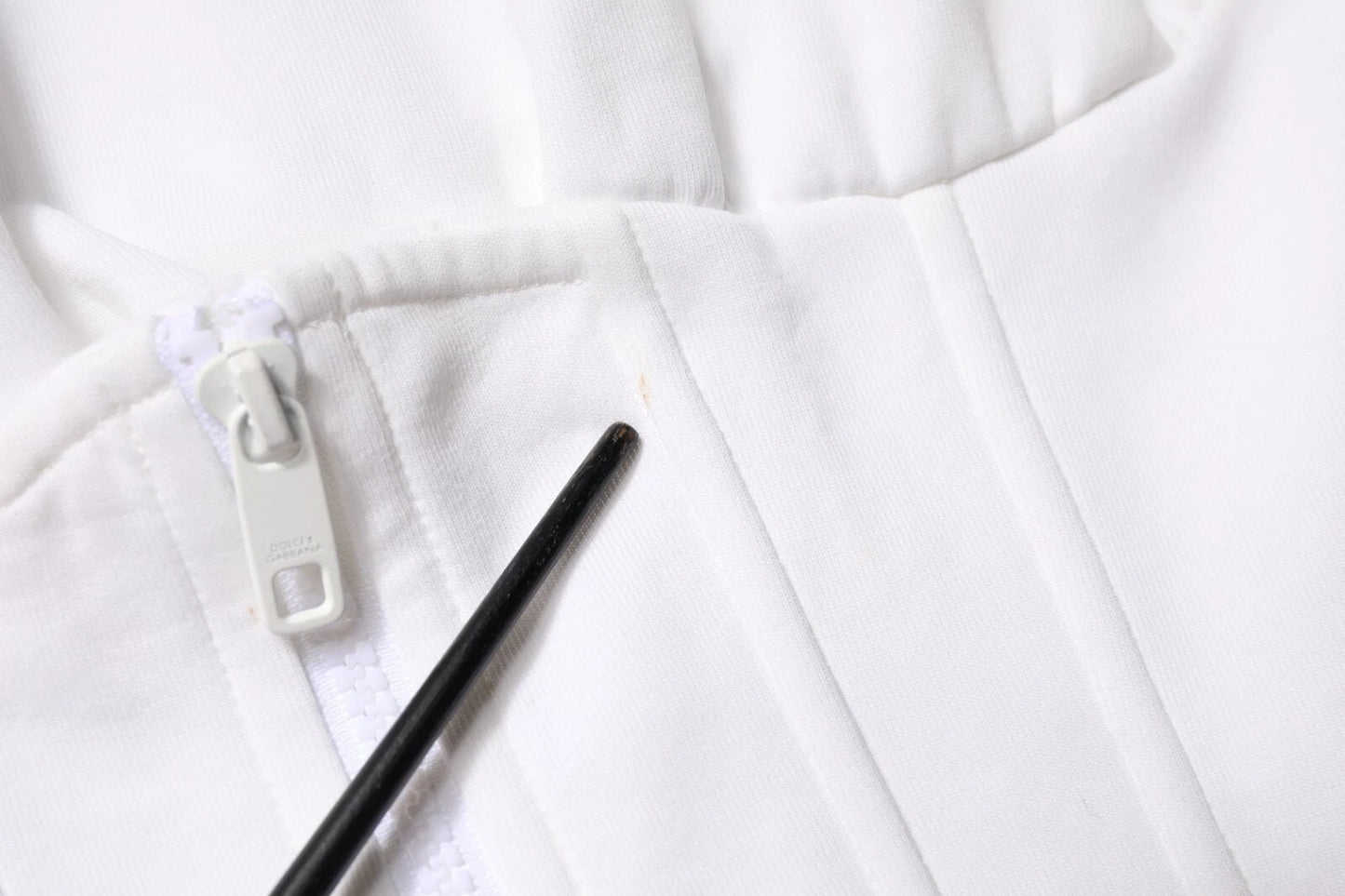 Dolce & Gabbana White Corset Stretch Cotton Top T-shirt