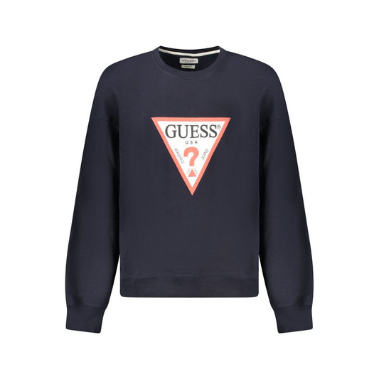 Guess Jeans Blue Cotton Men Sweater