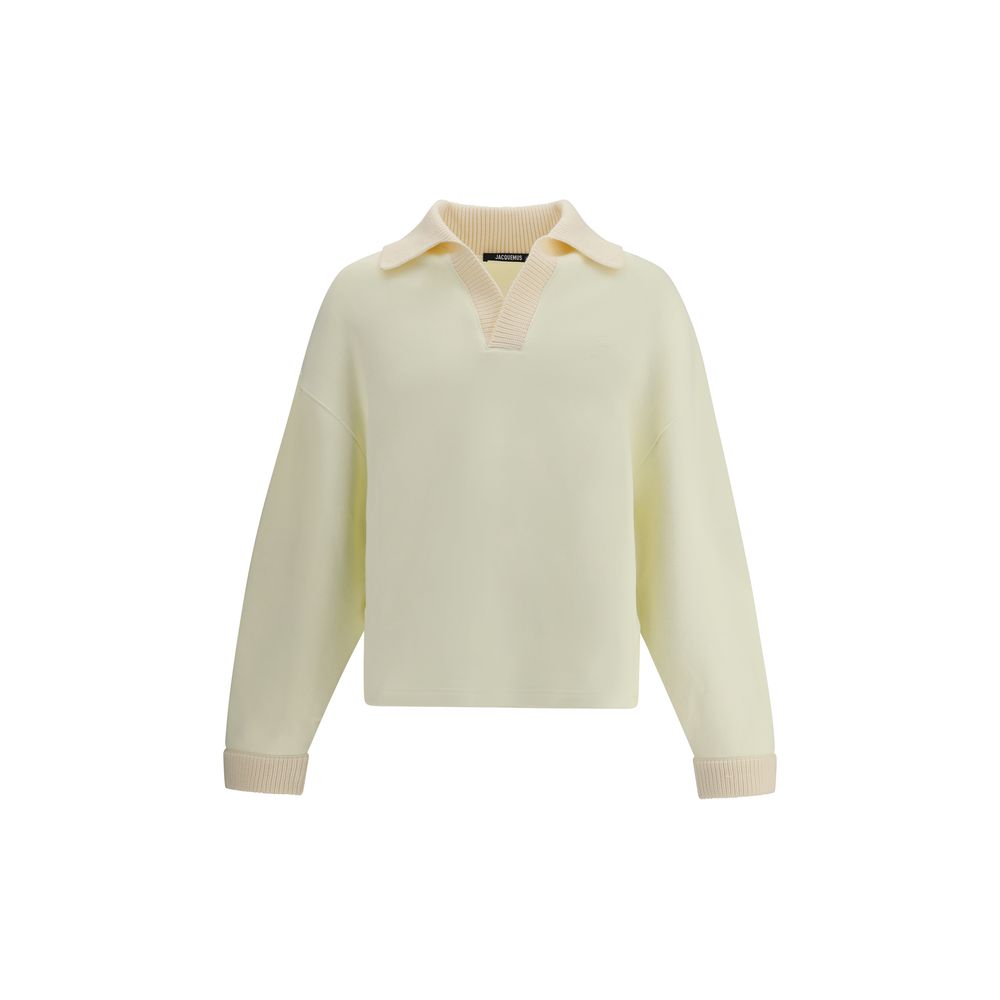 Jacquemus Cream Cotton Sweatshirt