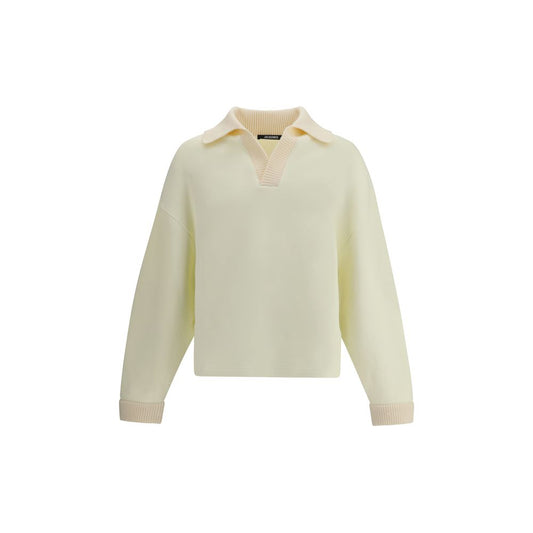 Jacquemus Cream Cotton Sweatshirt